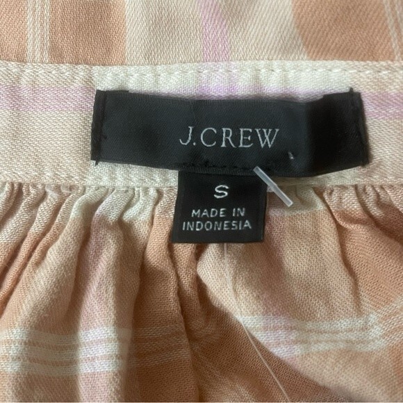 J.Crew Gathered button-up shirt in featherweight flannel Size S - Picture 3 of 8